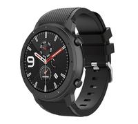 NoveltyThunder Watch Strap for Amazfit Bip 6/5 Unity/GTR 4/3/3 Pro/2/Balance 46mm/Balance 2, 22mm Bracelet Replacement Band for Amazfit GTR 47mm/Stratos 3/2/2S/Pace Sports Band Fitness (Black)