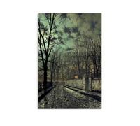 November 1879 By John Atkinson Grimshaw Painter Artwork Artworks Picture Print Wall Art Painting Canvas Gift Decor Homes Decorative 08x12inch(20x30cm)