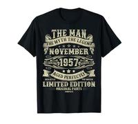 November 1957 68th Birthday Gifts for Men 68 Year Old Bday T-Shirt