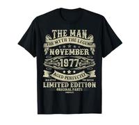 November 1977 48th Birthday Gifts for Men 48 Year Old Bday T-Shirt