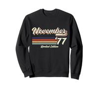 November 1977 Limited Edition 48th Birthday 48 year old Sweatshirt