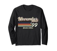 November 1999 Limited Edition 26th Birthday 26 Year Old Long Sleeve T-Shirt