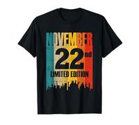 November 22 Limited Edition 22nd Day Retro Vintage T-Shirt