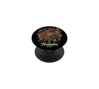 November Birth Flower Chrysanthemum Birthday PopSockets Adhesive PopGrip