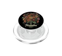 November Birth Flower Chrysanthemum Birthday PopSockets PopGrip for MagSafe