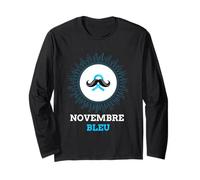 November Blue Mustache Cancer Prevention Diseases Men Long Sleeve T-Shirt