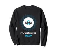 November Blue Mustache Cancer Prevention Diseases Men Sweatshirt