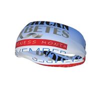 November Diabetes Awareness Month Headbands Sports Sweatband Athletic Exercise Bands Turban Hair Head For Men Women Yoga Fitness