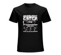 November Glory Deadliest Catch Movie 15Th Anniversary 2005-2020 Cast Full Signed Gift Fan Thank You for Them Men's Black T-Shirt Unisex Tee 3XL