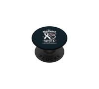 November Lung Cancer Awareness White Ribbon PopSockets Adhesive PopGrip