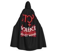 November Stop Violence Against Women Halloween Witch Cloak Unisex Hooded Cloak For Festive Party Costume