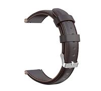 NovemFoal 16mm Replacement Watch Band Compatible for RYS21 Series and RY2884 Strap, Premium Leather Bands Quick Release Wristband (Coffee Brown)