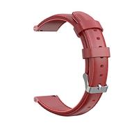 NovemFoal 16mm Replacement Watch Band Compatible for RYS21 Series and RY2884 Strap, Premium Leather Bands Quick Release Wristband (Red)