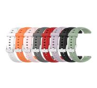 NovemFoal 16mm Soft Silicone Replacement Watch Bands Compatible with RYS21 Series and RY2884 Smartwatches, 8-Pack