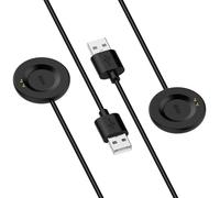 NovemFoal Charger intended for iTECH Fusion 2 Smartwatch USB 3.3ft Replacement Charging Cable Cord for iTECH Fusion 2 Smart Watch (2, Black 2pcs)