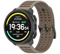 NovemFoal Compatible with Suunto Vertical 2/Race 2 Straps, Silicone Watch Band Breathable Replacement Strap for SUUNTO 9 Peak Pro/9 Peak/5 Peak/Race/Race S/Vertical/Ocean (Brown)