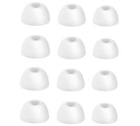 NovemFoal Ear Caps Compatible with Soundcore by Anker P31i Eartips, Soft Silicone Tips Replacement Earbuds Cushions Tip Covers, 3 Sizes 6 Pairs (White)