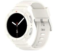 NovemFoal Intended for Samsung Galaxy Watch 8 Strap, Replacement Bands Integrated TPU Band All-in-One Straps for Daily Protection & Comfort for Galaxy Watch 8 40mm/44mm (Starlight, 40mm)