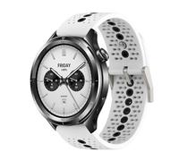 NovemFoal Replacement Band for Xiaomi Watch S4/Redmi Watch 5 Active/Lite Straps, Soft Silicone Breathable Air Hole Sport Strap for Xiaomi S3/S2/S1 Active/S1 Pro/S1/Watch2 Pro/Watch2 (White)