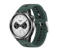 NovemFoal Replacement Band for Xiaomi Watch S4/Redmi Watch 5 Active/Lite Straps, Soft Silicone Breathable Air Hole Sport Strap for Xiaomi S3/S2/S1 Active/S1 Pro/S1/Watch2 Pro/Watch2 (Dark Green)