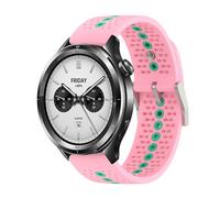 NovemFoal Replacement Band for Xiaomi Watch S4/Redmi Watch 5 Active/Lite Straps, Soft Silicone Breathable Air Hole Sport Strap for Xiaomi S3/S2/S1 Active/S1 Pro/S1/Watch2 Pro/Watch2 (Pink)
