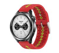 NovemFoal Replacement Band for Xiaomi Watch S4/Redmi Watch 5 Active/Lite Straps, Soft Silicone Breathable Air Hole Sport Strap for Xiaomi S3/S2/S1 Active/S1 Pro/S1/Watch2 Pro/Watch2 (Red)