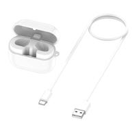 NovemFoal Replacement Earbud Charging Case Compatible with Samsung Galaxy Buds 3 SM-R530 Charging Cases, Charger Box Cradle Earphone Accessories (White)