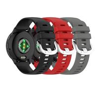 NovemFoal Replacement Silicone Band Compatible with Garmin Venu 4 Strap, Soft Sport Wristband for Venu 4 45mm/41mm, 3-Pack (Pack-3C, 45mm)