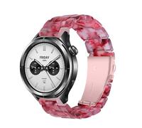 NovemFoal Replacement Watch Band Compatible with Xiaomi Watch S4 Straps, Premium Resin Bands Business Wristband for S3/S2/S1 Active/S1 Pro/S1/Watch2 Pro/Watch2/Redmi Watch 5 Active/Lite (Peach Pink)