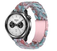 NovemFoal Replacement Watch Band Compatible with Xiaomi Watch S4 Straps, Premium Resin Bands Business Wristband for S3/S2/S1 Active/S1 Pro/S1/Watch2 Pro/Watch2/Redmi Watch 5 Active/Lite (Emerald Red)