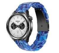 NovemFoal Replacement Watch Band Compatible with Xiaomi Watch S4 Straps, Premium Resin Bands Business Wristband for S3/S2/S1 Active/S1 Pro/S1/Watch2 Pro/Watch2/Redmi Watch 5 Active/Lite (Dawn Blue)