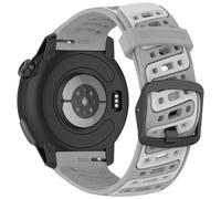 NovemFoal Silicone Watch Band Compatible with COROS Pace Pro Straps, Breathable Sport Replacement Strap, Durable Wristband Adjustable Wristband (Gray)