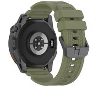 NovemFoal Silicone Watch Band Replacement Compatible with COROS NOMAD & APEX 4 46mm, Quick Release Soft Sport Strap with Breathable Texture for Outdoor Running Hiking (Jungle Green)