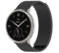 NovemFoal Watch Band Compatible with Amazfit Active 2 Square/Active2 Strap, Soft Silicone Straps Replacement Armband for Active/Active Edge/GTR Mini/GTS4 Mini (Black)