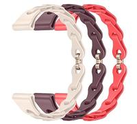 NovemFoal Watch Band for RADLEY Series 21 Bracelet, 3-Pack Replacement Soft Silicone Wristband Comfort Watch Strap for Women Girl (3D)