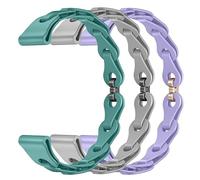 NovemFoal Watch Band for RADLEY Series 21 Bracelet, 3-Pack Replacement Soft Silicone Wristband Comfort Watch Strap for Women Girl (3B)