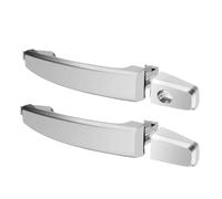 NOVEMS Car Outer Door Handle for Chevrolet for Captiva for Sport 2012-2015 for Aveo 2007-2011 US LHD Front Rear Door Handle Left Right Side Exterior Door Handle(2xSliver Front LH RH)