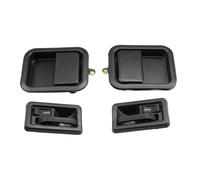 NOVEMS Car Outer Door Handle for Jeep for Wrangler 1987-2006 CJ 55176477AB 55176383AE 1 Set Car Interior&Exterior Door Handle Left and Right Side Side Exterior Door Handle