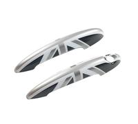 NOVEMS Car Outer Door Handle for MINI for Cooper S for JCW R50 R52 R53 R55 R56 R57 R58 R59 R61 2pieces/Set Union Jack Door Handle Cover Sticker Side Exterior Door Handle(B)