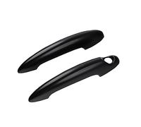 NOVEMS Car Outer Door Handle for MINI for Cooper S for JCW R50 R52 R53 R55 R56 R57 R58 R59 R61 2pieces/Set Car-Styling Door Handle Cover Sticker Side Exterior Door Handle(D)