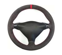 NOVEMS Car Steering Wheels For P&orsche 911 986 996 For Carrera For Boxster S Hand-Stitched Car Steering Wheel Black Suede Car Steering Wheel Covers (Color : Red Thread)