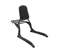NOVEMS Motorcycle Rear Rack For Midnight For V-Star For XVS1300 For XVS1300A 2007-2015 Motorcycle Passenger Sissy Bar Backrest With W/Luggage Rack Motorcycle Luggage Rack(Black)