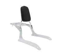 NOVEMS Motorcycle Rear Rack For Midnight For V-Star For XVS1300 For XVS1300A 2007-2015 Motorcycle Passenger Sissy Bar Backrest With W/Luggage Rack Motorcycle Luggage Rack(Chrome)
