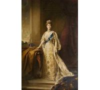NOVEMS Mural Art Print Artwork Wall Art Famous Mary of Teck Queen Consort of King George V By Samuel Henry William Llewellyn for Home Decor 60x90cm