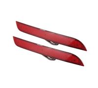 NOVEMS Rear Bumper Light For BMW 5 Series F10 F11 F18 2009-2014 2X Red Lens Rear Bumper Reflector Reverse Stop Light Rear Tail Light Bumper