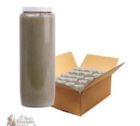 Novena Candles White - 20 Pieces Burning 9 Days - Express delivery