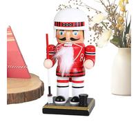 Noveno de Navidad, Figuras de Novenos Tradicionales de Beisbol y Futbol para Escritorio Soldados de 15 Cm, the Madera Coleccionables para Centro de Mesa Mantel Hogar Navidad Decoracion de