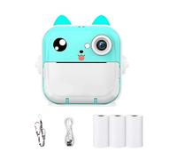 Novent Instant Camera for Children, Digital Camera, Children's Camera, Portable 1080P HD Toddler Camera with Printing Paper, Video Cameras, Children's Camcorder for Girls and Boys from 3 to 12 Years