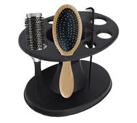 Novent Salon Stations for Hairdressers, Multi-Purpose Comb Holder with Large Capacity, Robust Hairdressing Accessories, Professional Hairdressing Accessories for Office Ten, black, see