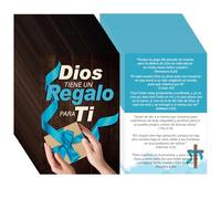 Noveread 200 Pcs Spanish Gospel Tract Card Salvation Cards Pocket Holy Postcards Prayer Postcards Christian Inspirational Bible Verses for Christian Gifts Women Men(God Has A Gift for You)